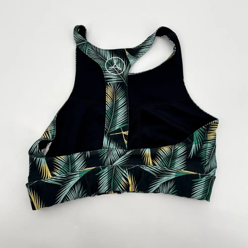 Alchemy | Tropical Leaf Print Sports Bra // S - Picture 3 of 7